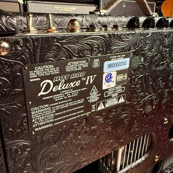 Fender Hot Rod Deluxe 30th Anniversary Black Western