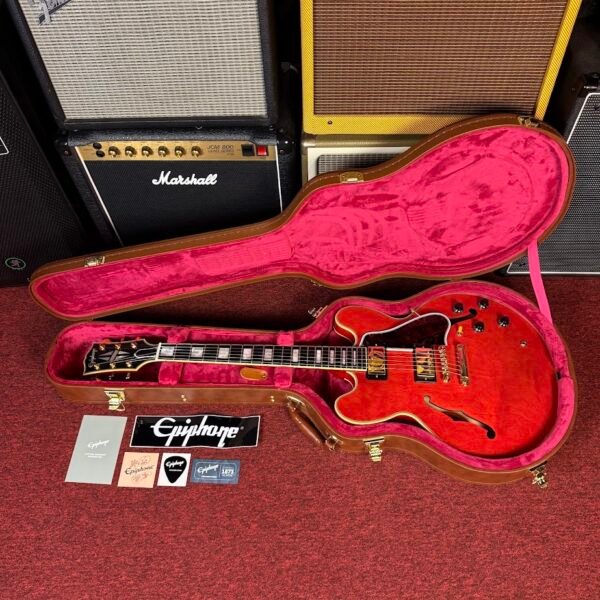 IMG_9183 Epiphone IGC 1959 ES-355 Cherry Red