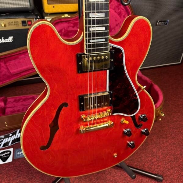 IMG_9191 Epiphone IGC 1959 ES-355 Cherry Red