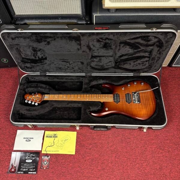 IMG_9561 Ernieball Music Man John Petrucci JP-15 Amber Waves Flame