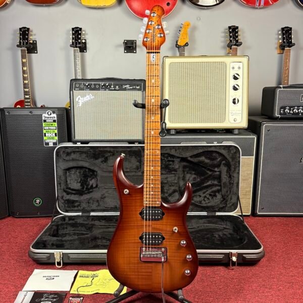 IMG_9569 Ernieball Music Man John Petrucci JP-15 Amber Waves Flame